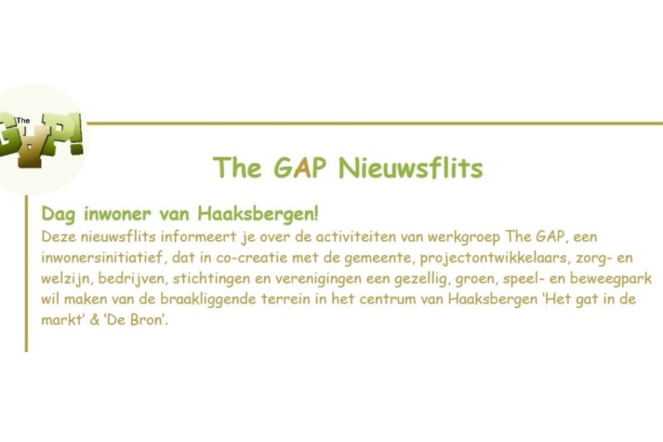 The Gap nieuwsflits
